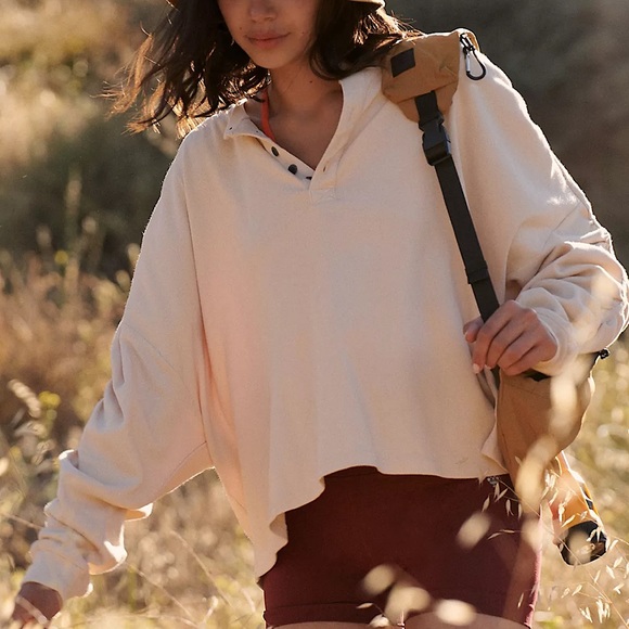 NEW Free People Flow State Layer Long Sleeve Tee - Picture 1 of 14